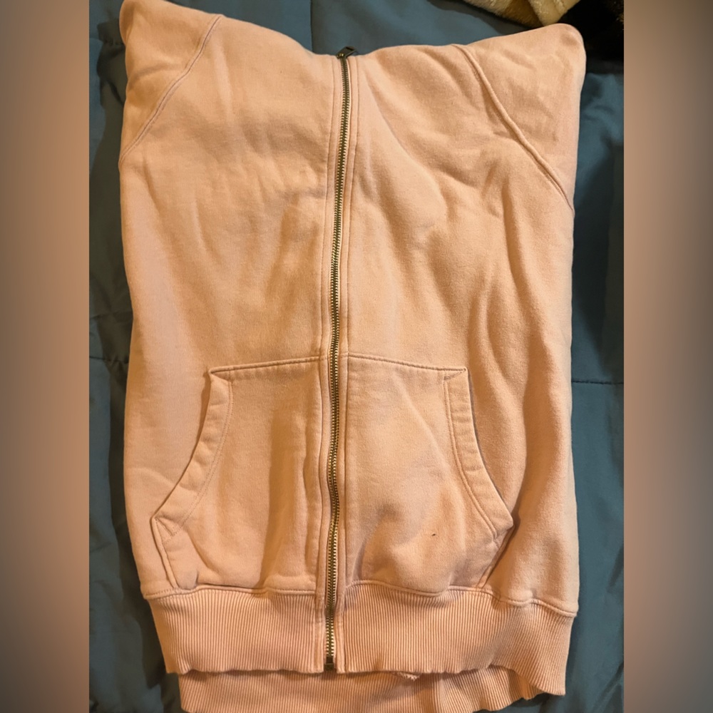 NWOT pink american eagle zip up